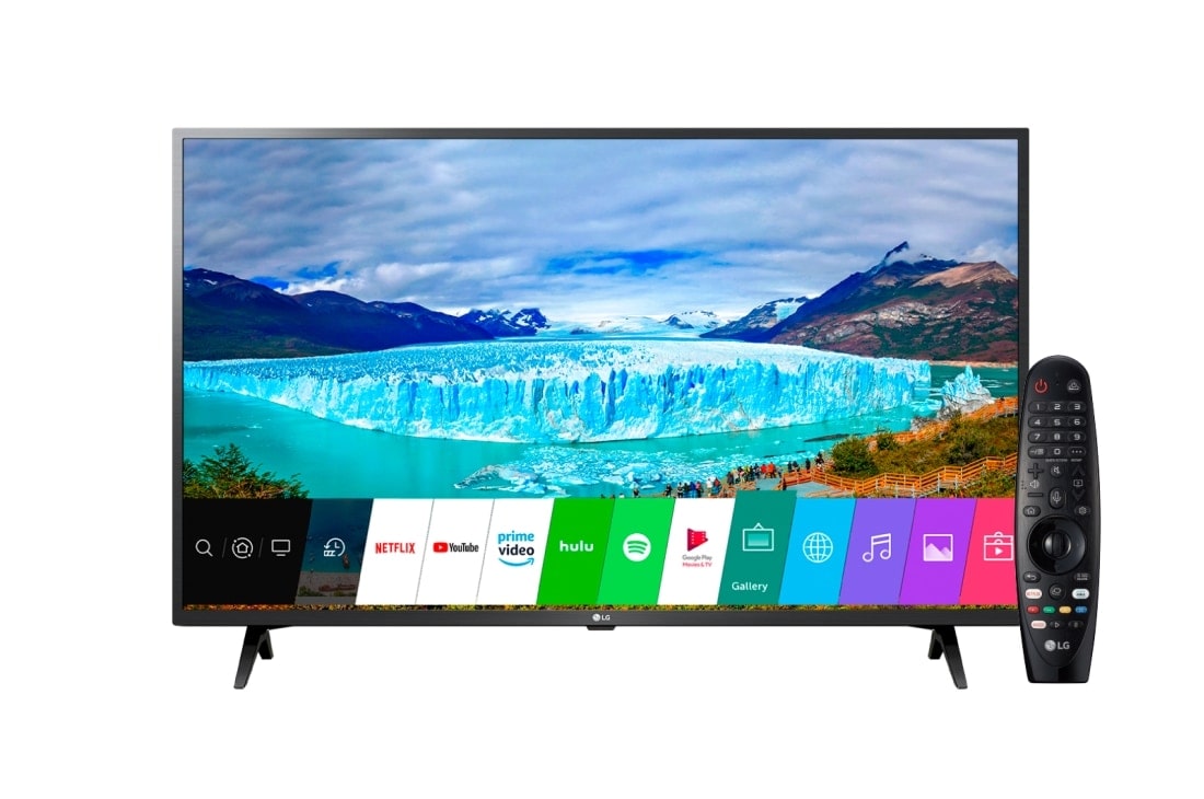 LG SMART TV 43'' │ Procesador Quad Core, Vista frontal del televisor, 43LM6350PSB