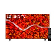 LG UHD ThinQ AI 75'', vista frontal con imagen de relleno, 75UP7750PSB, thumbnail 1
