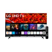 LG UHD ThinQ AI 75'', vista lateral de 90 grados, 75UP7750PSB, thumbnail 4