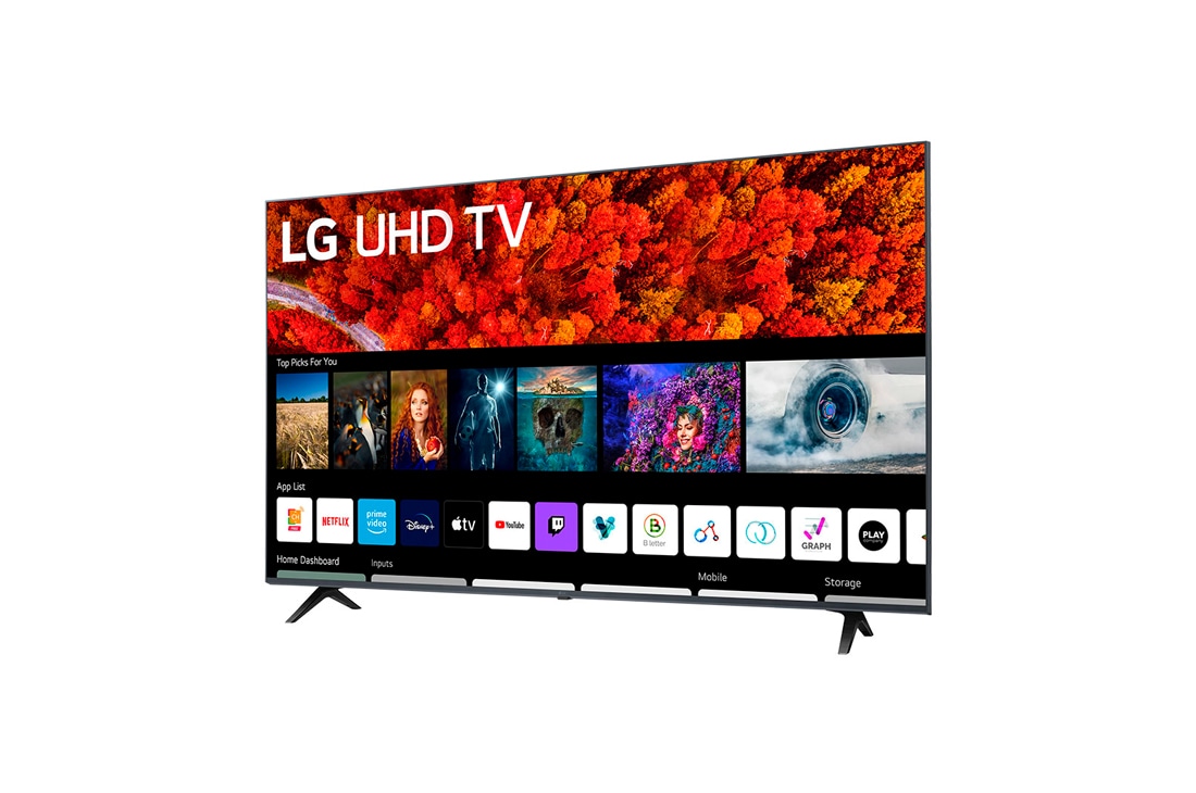 LG UHD ThinQ AI 75'', vista trasera, 75UP7750PSB, thumbnail 5