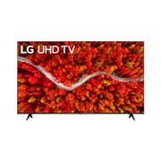 LG UHD ThinQ AI 75'', vista cercana del stand, 75UP7750PSB, thumbnail 6