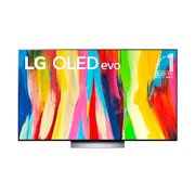 LG OLED EVO C2 4K 77'', Vista frontal , OLED77C2PSA, thumbnail 1
