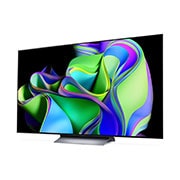 LG TV LG OLED evo AI 65'' │ Procesador Alpha 9 6ta Gen AI, Vista lateral orientada hacia la izquierda., OLED65C3PSA, thumbnail 6