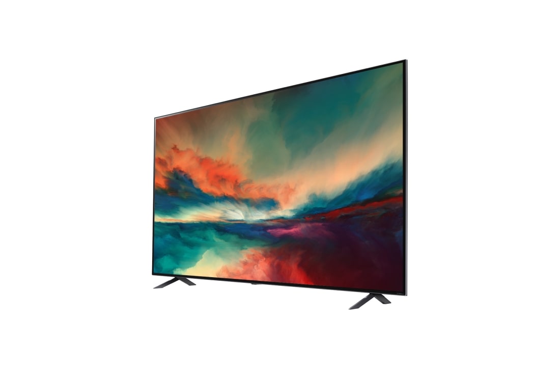 LG TV LG QNED MiniLED AI 86''│UHD 4K │Procesador Alpha 7 6ta gen, Vista lateral de 30 grados con imagen de relleno, 86QNED85SRA, thumbnail 3