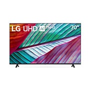 LG TV LG UHD AI 70'' │ 4K │ Procesador Alpha 5 6ta Gen con Inteligencia Artificial, Vista frontal del televisor LG UHD, 70UR8750PSA, thumbnail 1