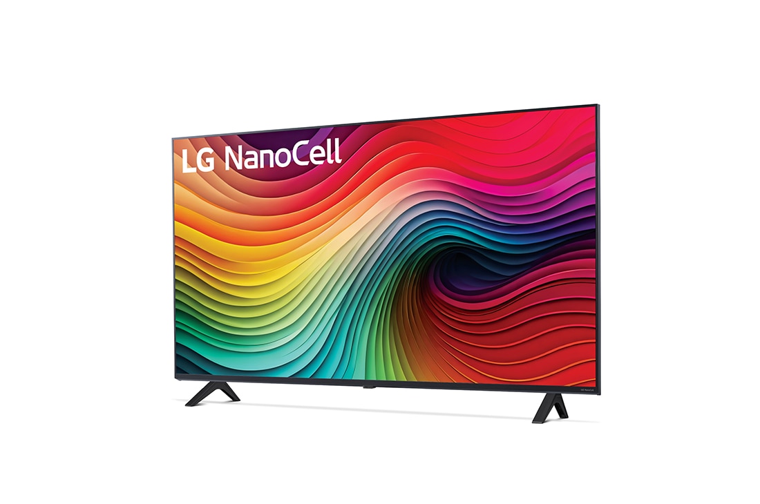 LG TV LG NanoCell AI 55'' │ UHD 4K │ Procesador Alpha 5 7ma Gen, Side view of LG NanoCell TV, NANO80, 55NANO80TSA, thumbnail 4