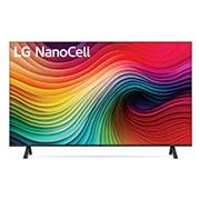LG TV LG NanoCell AI 55'' │ UHD 4K │ Procesador Alpha 5 7ma Gen, Front view of LG NanoCell TV, NANO80, 55NANO80TSA, thumbnail 2