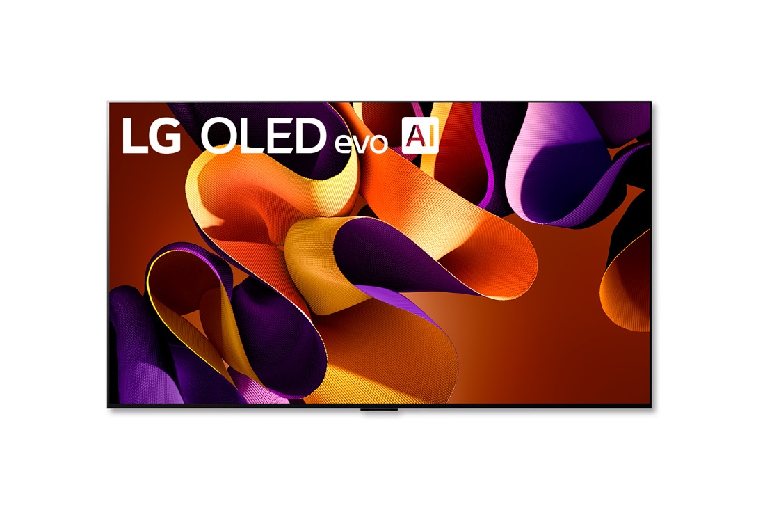 LG TV OLED evo AI 77'' │ Procesador Alpha 9 7ma gen, front view, OLED77G4PSA