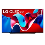 LG TV LG OLED evo AI 83'' │ Procesador Alpha 9 7ma gen AI, Front view with LG OLED evo TV, OLED C4, 11 Years of world number 1 OLED Emblem., OLED83C4PSA, thumbnail 1