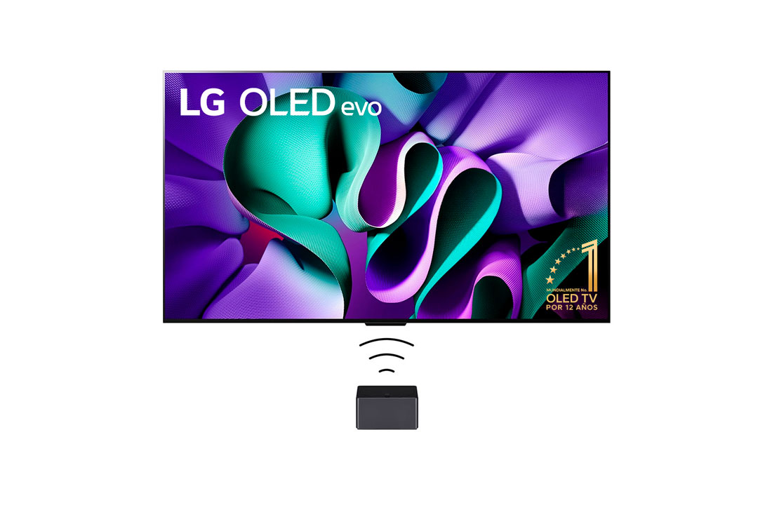 LG TV LG OLED evo AI 97'' │ Zero Connect│4K │Procesador Alpha 11, front view, OLED97M4PSA