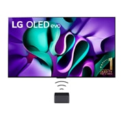 LG TV LG OLED evo AI 97'' │ Zero Connect│4K │Procesador Alpha 11, front view, OLED97M4PSA, thumbnail 1