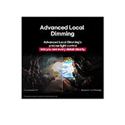 LG TV LG QNED AI 86'' | UHD 4K | Procesador Alpha 7 Gen8, Before and after comparison of how LG 4K Super Upscaling improves image quality. Two panels showing the same image of a colorful bird sitting on a branch in a forest, panel on the right is faded out. , 86QNED82ASG, thumbnail 8