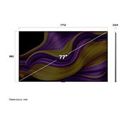 LG TV LG OLED AI 77'' | Procesador Alpha 11 AI Gen 2, Side view of LG OLED evo AI G5 4K Smart TV., OLED77G5PSA, thumbnail 4