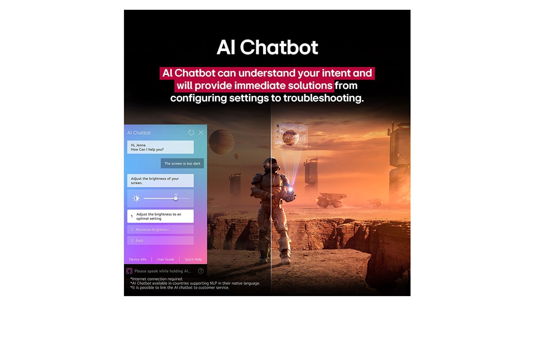 LG TV LG OLED AI 65'' | Procesador Alpha 11 AI Gen 2, Wide view of a living room inside a premium home, a man is watching a movie on his wall-mounted LG OLED TV. The TV's design blends elegantly with the wall and the interior design., OLED65G5PSA, thumbnail 13