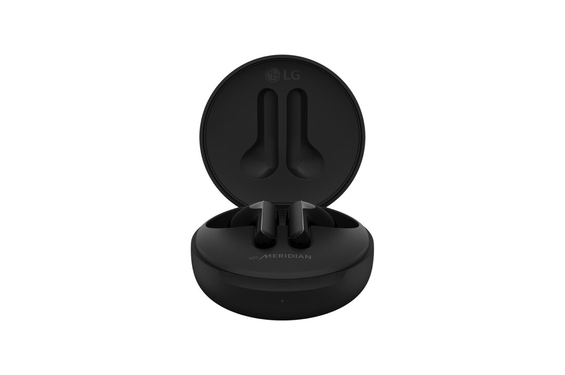 LG Tone Free FN6, LG Tone Free FN6, Vista a 45º del estuche de carga LG TONE Free con los auiculares inalámbricos dentro., HBS-FN6, HBS-FN6, thumbnail 5