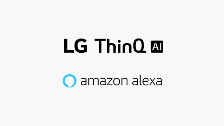 "I comandi vocali sono descritti su questa scheda. Si possono vedere i loghi LG ThinQ AI, Hey Google e Amazon Alexa."