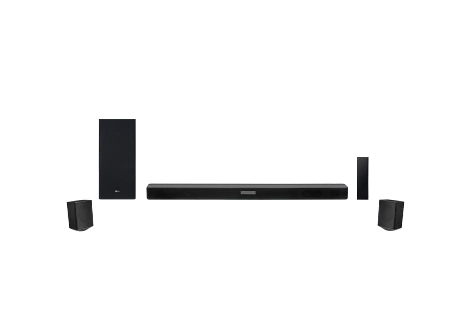 LG 4.1 Dolby Digital Soundbar mit 480 Watt und drahtlosem Subwoofer , SK5R