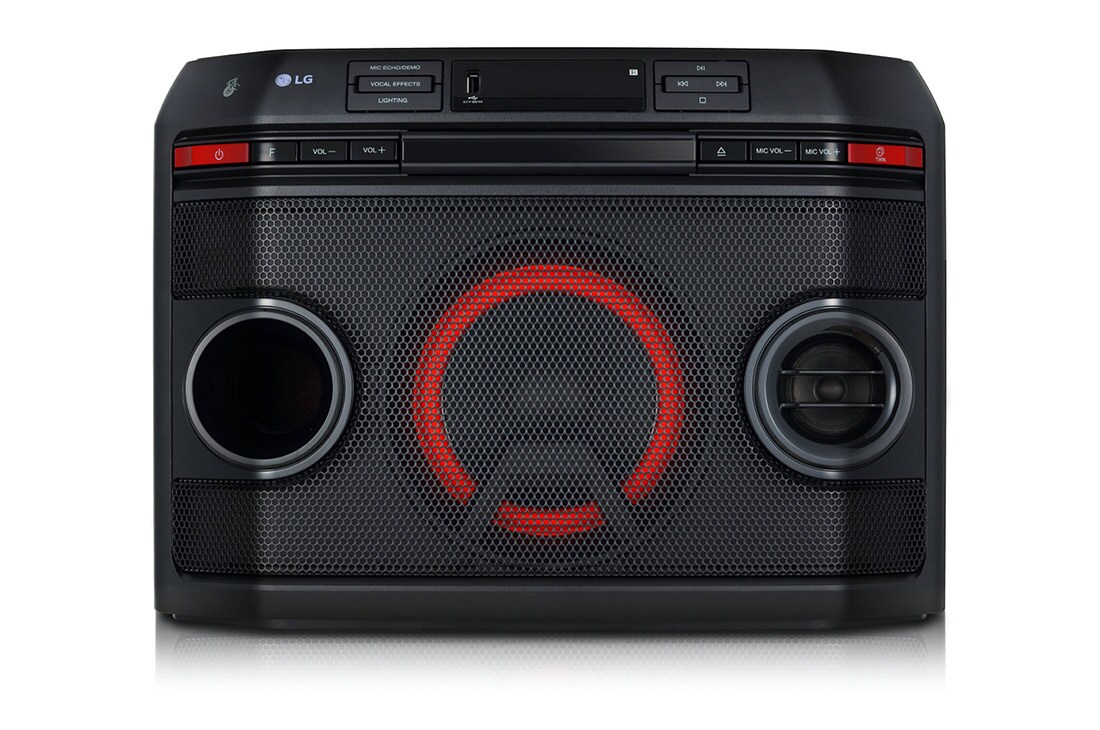 LG Lautsprecher mit 220 Watt | XBOOM | DVD Player | Karaoke Funktion, OL45