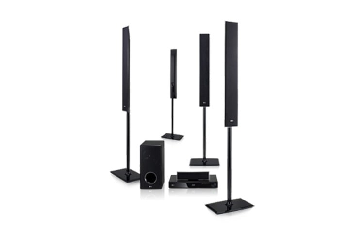 LG Netzwerk Blu-ray Heimkinosystem in elegantem Design für 5.1 Surroundsound, HB965TZ