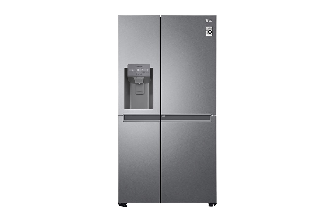 LG Side-by-Side | Eis-, Crushed Ice- und Wasserspender | 634 Liter Kapazität | Multiairflow Umluftkühlung | Dark Graphite | LG GSJV31DSXF, GSJV31DSXF, GSJV31DSXF