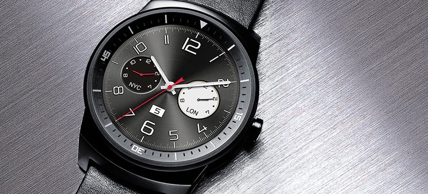 LG W110 G Watch R Android Wear Smartwatch im runden Look