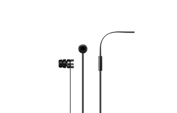 LG Quadbeat Headset in schwarz oder weiß mit dezentem LG Branding, HSS-F410, thumbnail 6