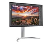 LG UHD-4K-IPS-Monitor mit 27 Zoll und VESA DisplayHDR™ 400, +15 Grad Seitenansicht, 27UP850N-W, thumbnail 3