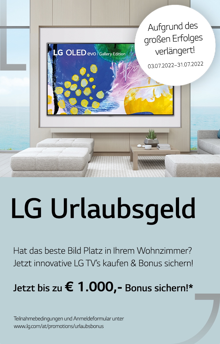 Bis zu 1000€ TV Urlaubsbonus sichern