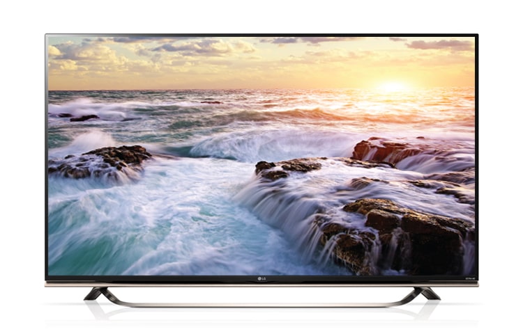 LG ULTRA HD TV von LG mit einer Bildschirmdiagonale von 55'', Sound designed by Harman Kardon, Cinema Screen und webOS 2.0, 55UF851V