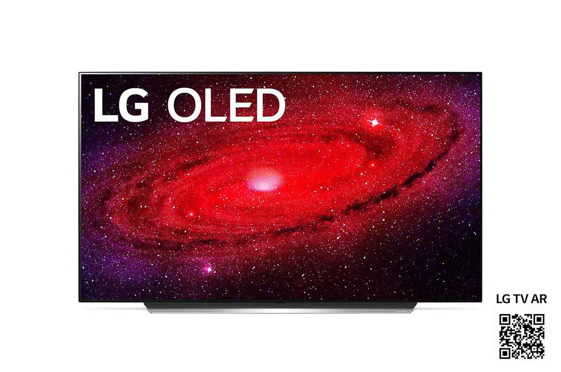 LG 65“ LG OLED TV , Vorderansicht mit eingefügtem Bild, OLED65CX8LB