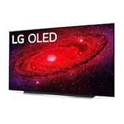 LG 65“ LG OLED TV , 30-Grad-Seitenansicht mit eingefügtem Bild, OLED65CX8LB, thumbnail 2