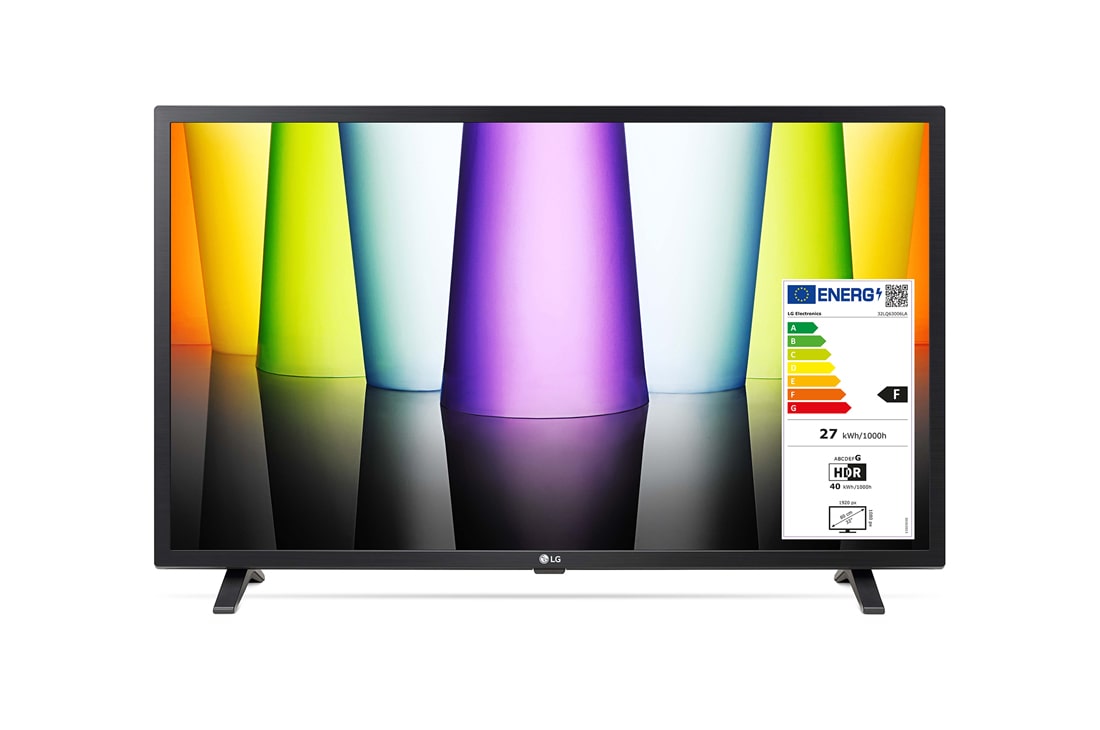 LG 32'' LG FHD TV  | 32LQ63006LA, Vorderansicht des LG Full HD TV mit eingefügtem Bild und Produktlogo, 32LQ63006LA