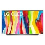 LG OLED evo C2 48 Zoll 4K Smart-TV, Vorderansicht, OLED48C26LB, thumbnail 1