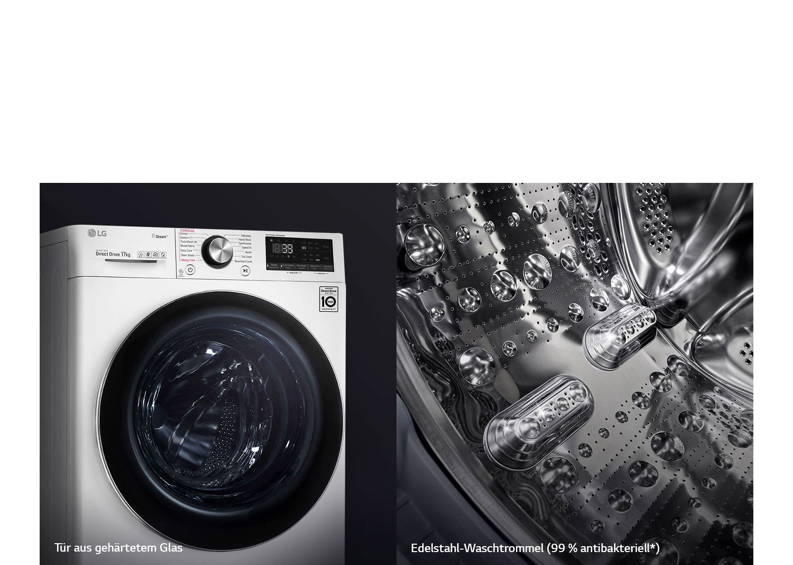 LG Waschmaschine mit 17 kg Kapazität | LG Österreich