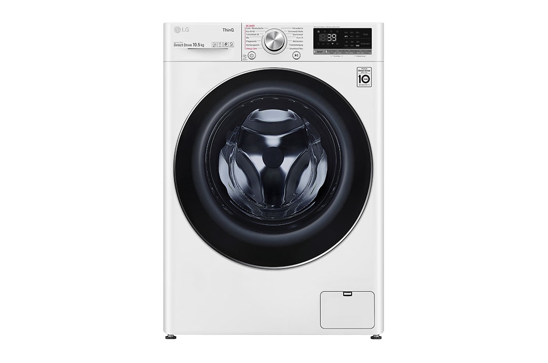 LG Waschmaschine | 10,5kg | AI DD™ | Steam | TurboWash™ 360°, F6W105A, F6W105A