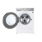 LG Waschmaschine | 12 kg | AI DD™ | Steam | TurboWash | Neue Wohlfühl-Trommel | Automatische Waschmitteldosierung | LG F4WV912AT, Front image with door open, F4WV912AT, thumbnail 2