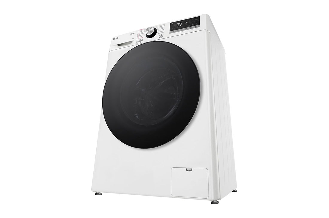 Waschmaschine mit 9 kg Kapazität | Slim Fit | EEK A | 1200 U./Min. | Weiß  mit schwarzem Bullaugenring | F2V7SLIM9 | LG Österreich | Frontlader