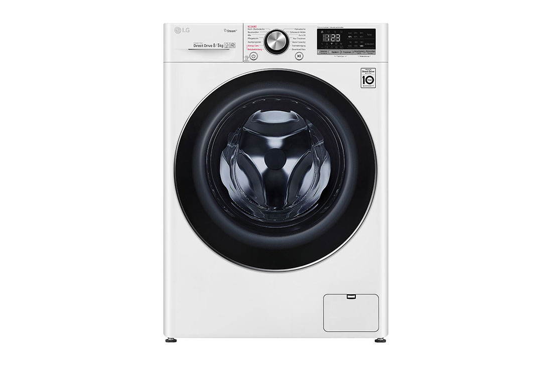 LG Waschtrockner | 8kg waschen / 5kg trocknen | AI DD | Steam, V6WD85S2