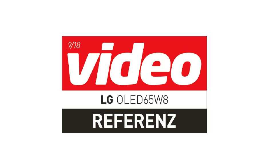 Video Auszeichnung des LG OLED 65 W8 TVs als Referenz