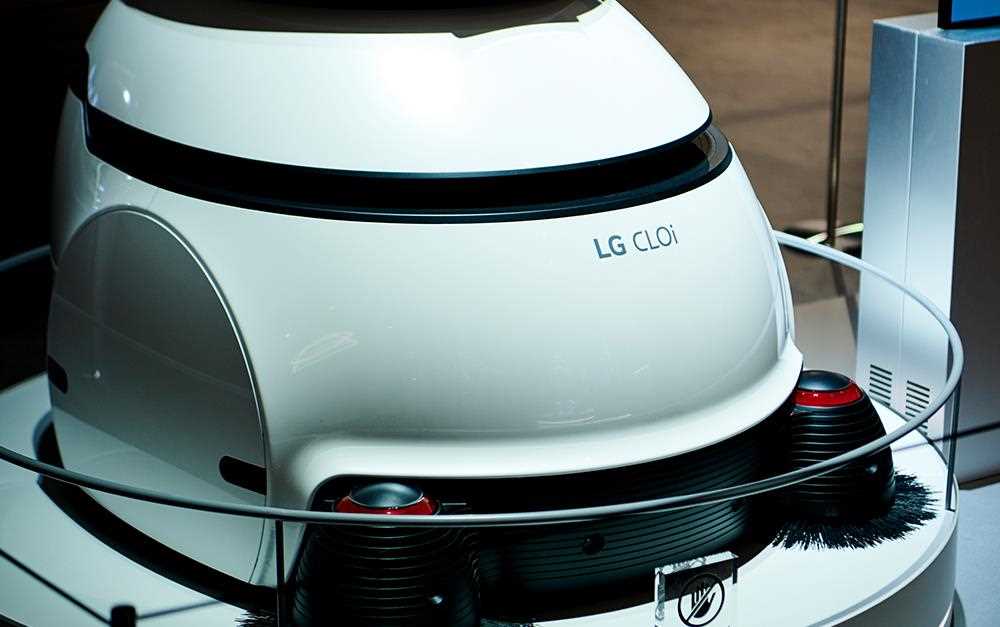IFA 2018: A close-up of CLOi CleanBot, on show at LG's AI-inspired exhibition
