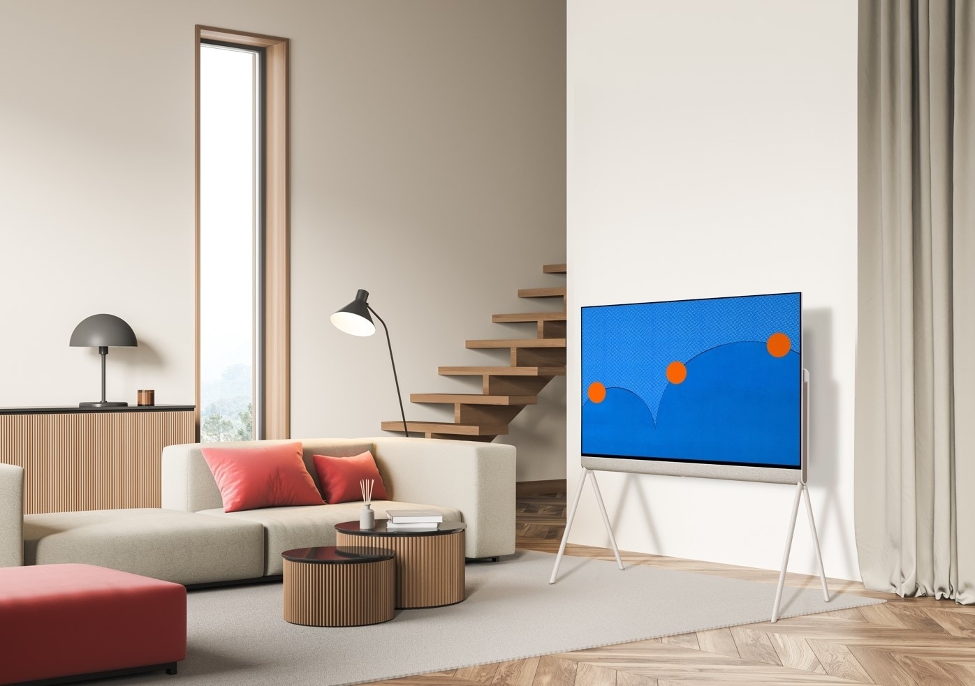 Der LG OLED Pose Art TV sieht aus wie ein Gemälde