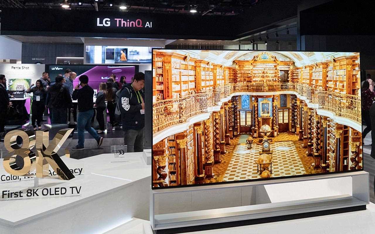 Der LG 8K OLED-Fernseher war auf der CES 2019 erneut zu sehen, diesmal mit einer NanoCell-Option | Mehr dazu im LG MAGAZINE