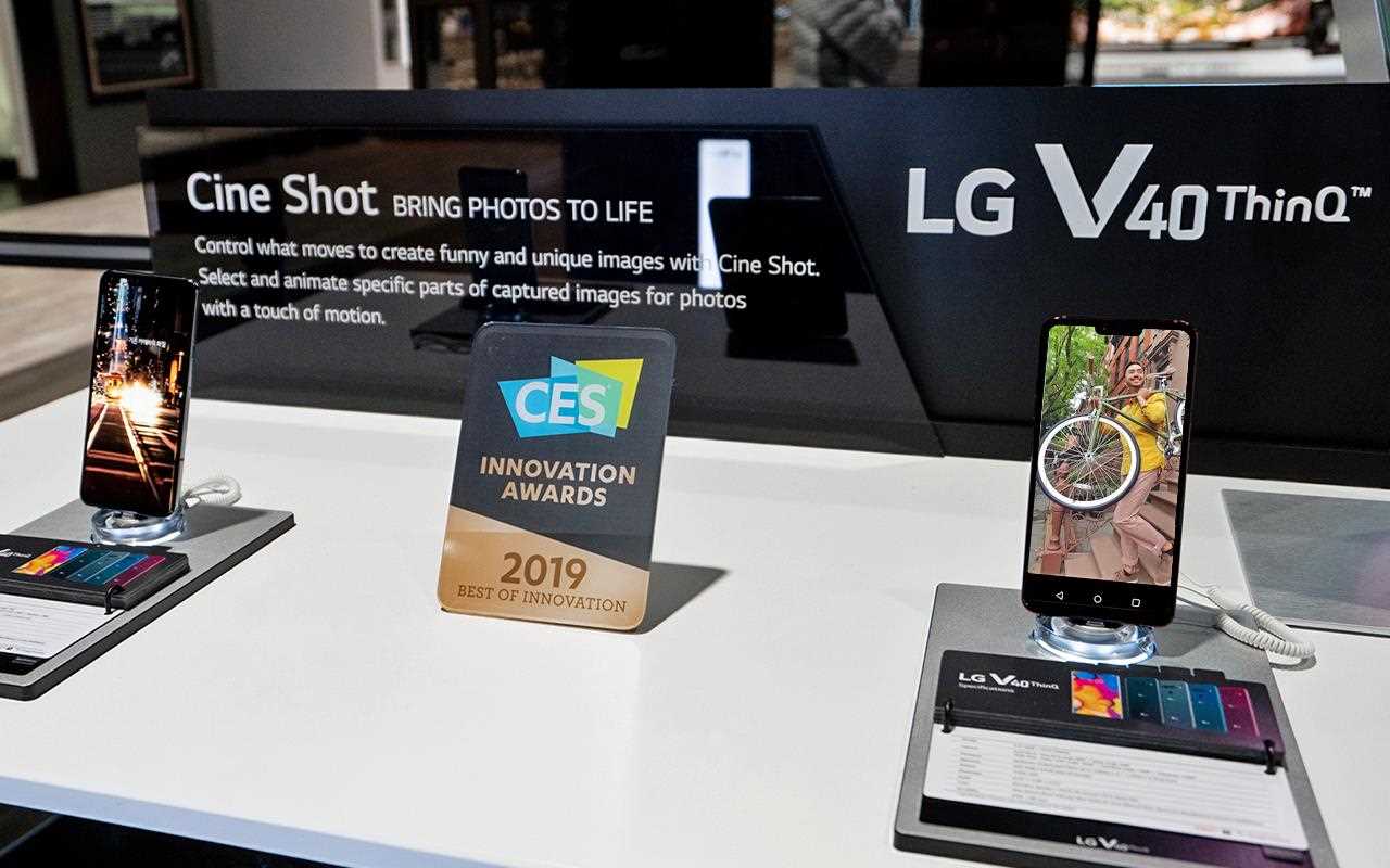 LG hat sein V40 ThinQ auf der CES 2019 vorgestellt, und die innovativen Kamerafeatures des Smartphones waren in aller Munde| Mehr dazu im LG MAGAZINE