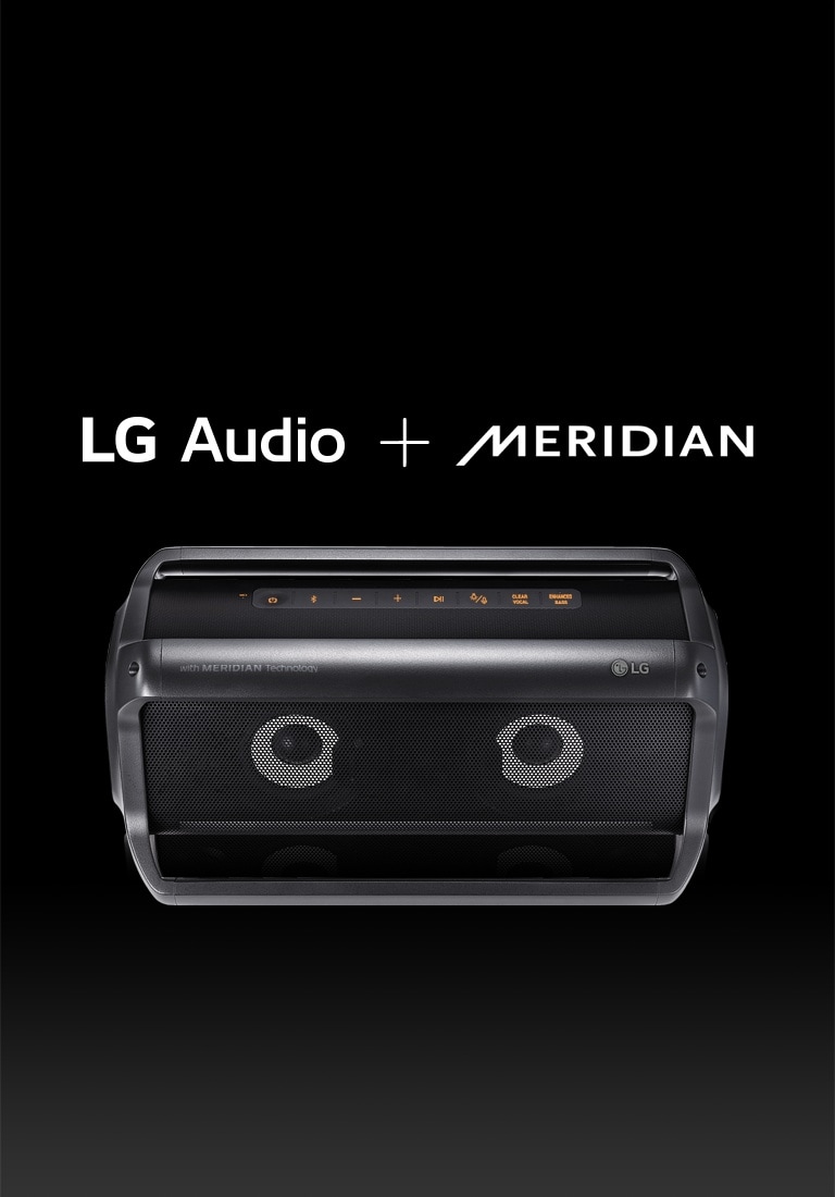 LG XBOOM Go PK7 Portable Bluetooth Speaker with Meridian Technology