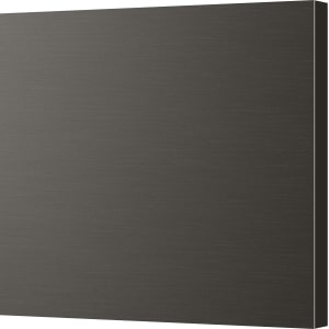 Color chip for black stainless steel color.