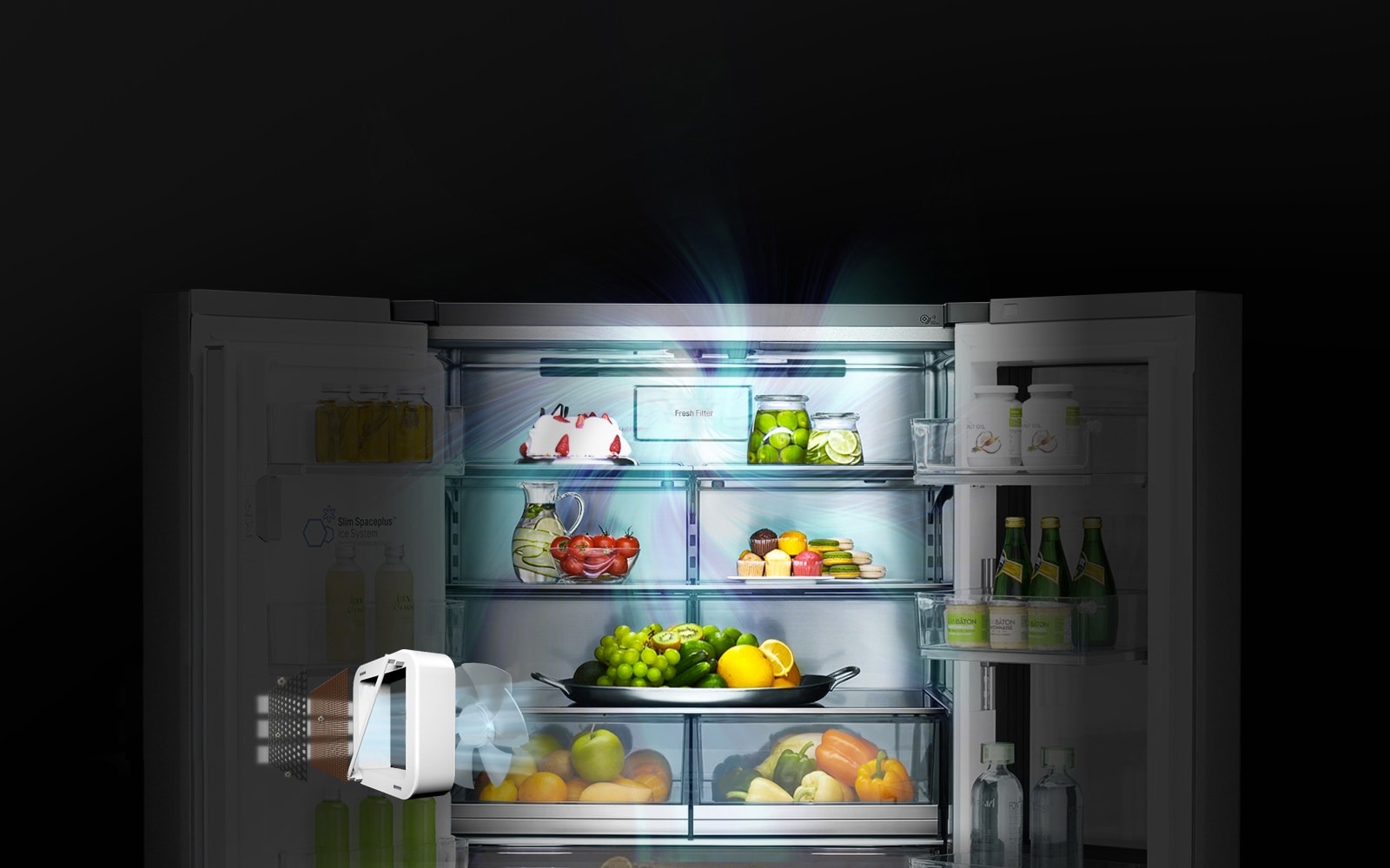 Lg Signature Fridge Sg 5i700tsl 700 Litre French Door Sg 5i700tsl Fresh Filter D New2