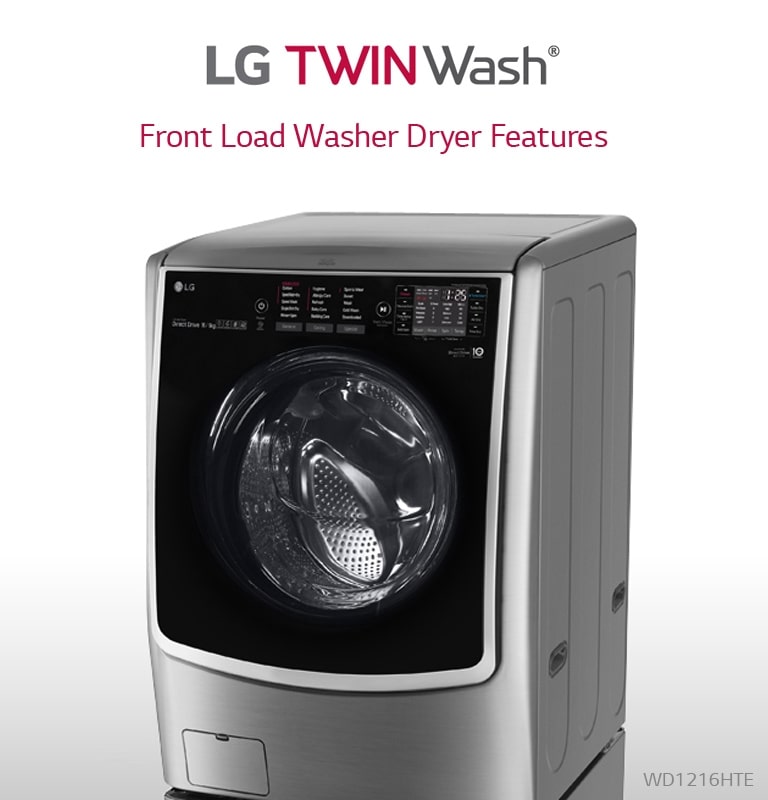 LG TWINWash TWIN171216T Twin Load Washing Machine LG Australia