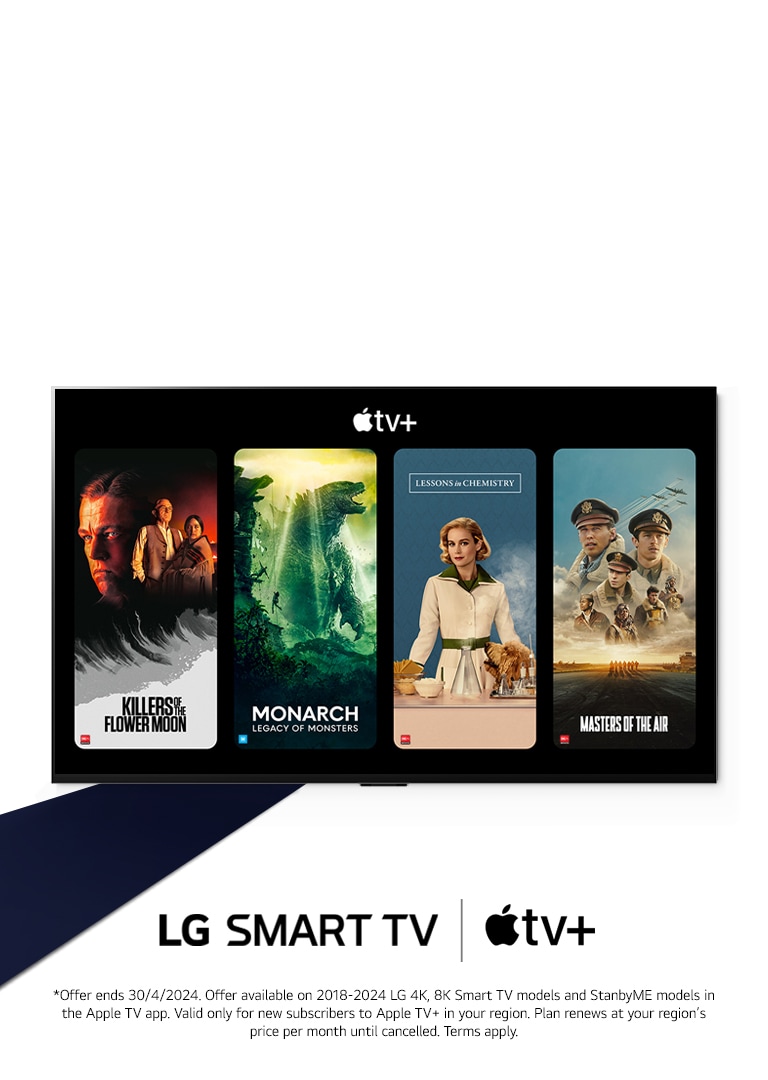 New subscribers get 3 months of Apple TV+ free*2
