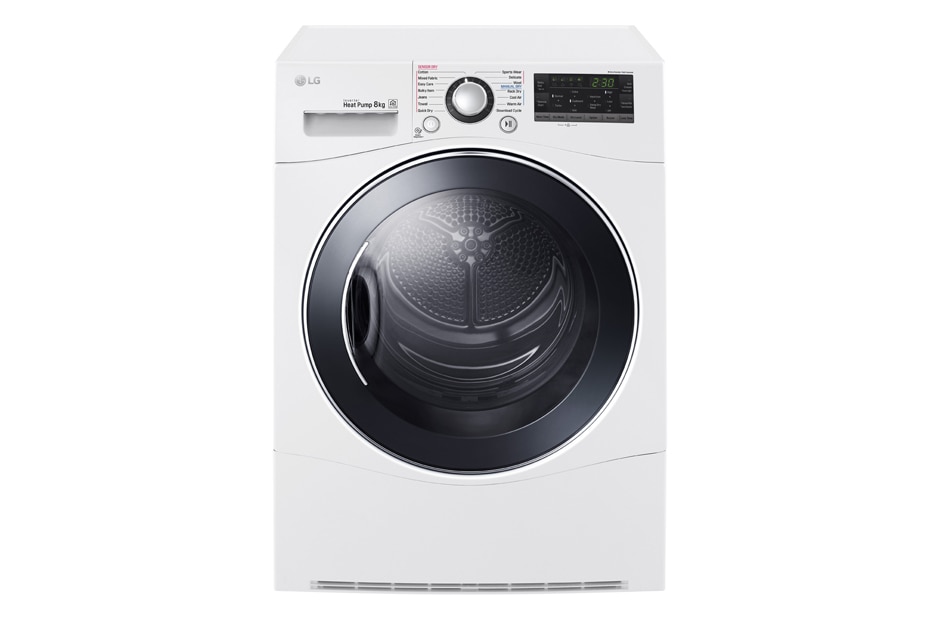 LG 8kg Condensing Dryer with Heat Pump, TD-H802SJW, thumbnail 1