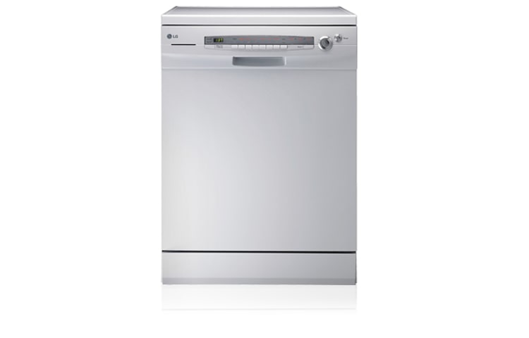 LG 14 Place Setting White Dishwasher (18 Litres per wash), LD-1403W, thumbnail 1